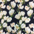 Tulips Design Printed Garment/ Home Textile Jacquard Fabric